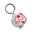 thumbnail image 1 of Coupe-ongles mas Heart Origa Rouge Coupe-Ongles Tranchant en Acier Inoxydable, 1 of 3