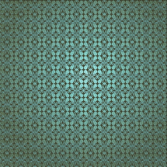 Ahgly Company Indoor Square Patterned Army Green Area Rugs, 6' Square