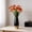 Red, variant on Artificial Daffodil Lily Bouquet - Realistic Plastic Faux Floral Arrangement With Greenery - 13.78-Inch Lifelike Flowers For Indoor Outdoor Wedding Home Centerpiece Decor