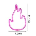 thumbnail image 4 of Fiudx Decoración Del Hogar Luces De Neón Navideñas, Luces De Neón Led Para Decoración De Paredes, Luces De Pared Decorativas Con forma Navideña Alimentadas Por Batería O Usb Liquidación De Ofertas Fl, 4 of 6