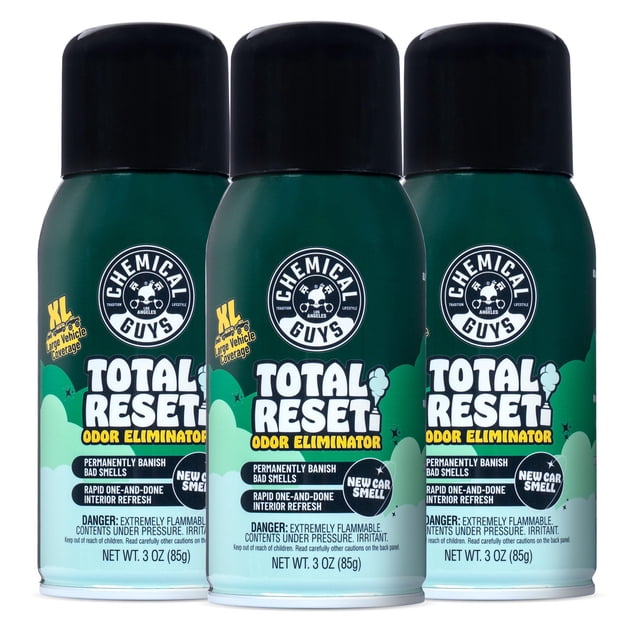 Chemical Guys Total Reset Eliminador de Olores 3 x 85 ml