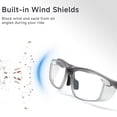 thumbnail image 4 of Gafas de Ciclismo con Parabrisas Incorporado, Base Reemplazable, Lente Curva Ajustable, Almohadilla para la Nariz, de Running, Hacer Senderismo y Deportes, 4 of 7