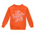 thumbnail image 5 of PMVFHDE Chandail en Molleton pour Filles Mode Décontractée Imprimé à Manches Longues Chandail à Capuchon Orange, 140, 5 of 5