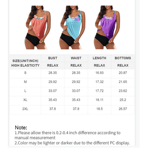 Women's Strappy A-Line Tankini Top