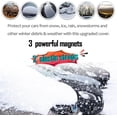 thumbnail image 3 of Car Windshield Snow Ice Cover with 3 Layers Protection, Windshield Snow Ice Cover with Magnetic Edges Used for Snow Protection, Rain and Sun, Fits for Most Standard Cars, SUV, 3 of 7