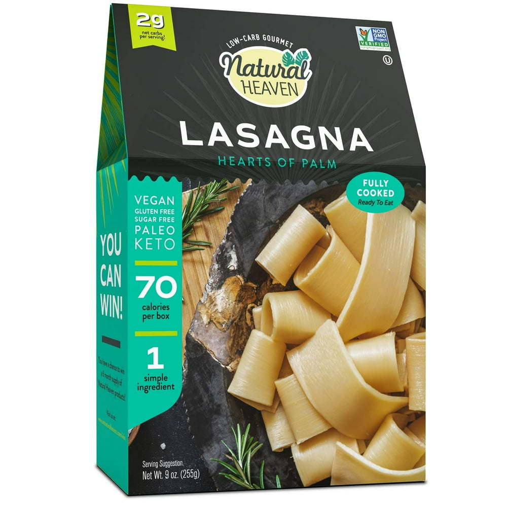 Natural Heaven KHFM00327878 Hearts of Palm Lasagna, 9 oz
