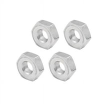 Allstar Performance ALL18278 0.5 in. 20 Right Hand Aluminum Jam Nuts - Pack of 4