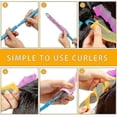thumbnail image 4 of Rizadores de pelo en espiral, rizadores de pelo sin calor, rodillos, rizadores de pelo mágicos DIY con gancho de peinado para uso doméstico, 4 of 4