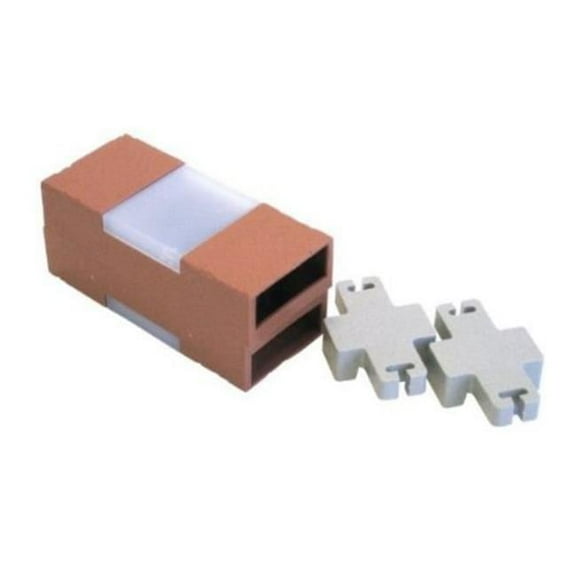 Argee Corp RG820S Lets Edge It Plastic Brick Edging - with Built-In Solar Lights