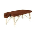 thumbnail image 1 of Master Massage Dignity & Luxury Microfiber Table Cover Set 2 Piece Set Dark Chocolate - Machine Washable, 1 of 2