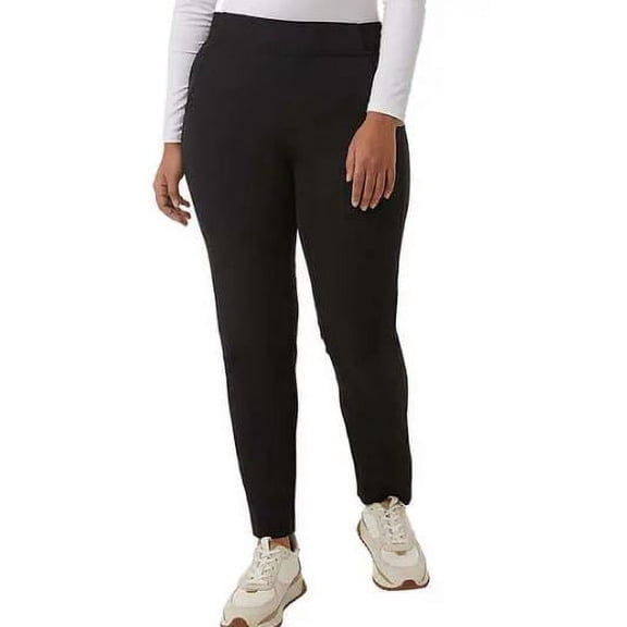 32 Degrees Ladies' Pull-On Comfort Pants, Black Large