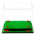 thumbnail image 6 of Versatile Deluxe Clear Acrylic Display Case - Small Rectangle Box Red Risers Turf Base 8.75" x 7.75" x 7" (A006-RR), 6 of 7