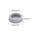 thumbnail image 2 of High Temp Silicone Plug Mount Dia 58.6mm/2.31 Inch T Shaped Rubber Stopper Hole Plugs for Sealing Plugs 1pcs, 2 of 6