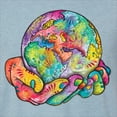 thumbnail image 6 of Wild Bobby Rainbow Painted I've Got The Whole World Dean Russo Design Inspirational/Christian Men Premium Tri Blend Tee, Denim, Medium, 6 of 6
