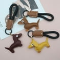 thumbnail image 6 of lanema Miniature Sausage Dog Keyring Stylish Leather Keychain Pendant Accessory for Pet Lovers and Fashion Enthusiasts, 6 of 20