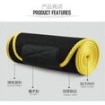thumbnail image 3 of Embossed Neoprene Sports Waist Support Sports Sweating Fitness Belt Elastic, 3 of 5