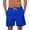 A1#-Blue, variant on Men Personalized Beach Shorts - Drawstring Elastic Waist Bottoms, Breathable Summer Pants(Khaki-S)