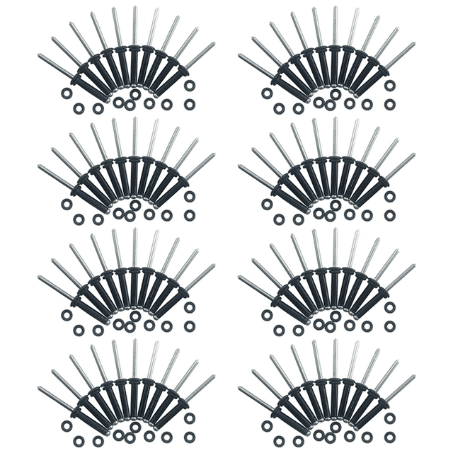 80 Pcs -Grip with 80 O Rings Long Grip -Fold Bulb for Deep Water Installing Kayak, Canoe and Boat