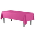 thumbnail image 5 of Exquisite Hot Pink Plastic Tablecloth Cover - 54" x 108" - Heavy Duty - Disposable - 2 Pack, 5 of 7