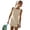 Apricot, variant on LYMAYTER Women Tennis Dress with Built in Shorts Sleeveless Kilt for Female Side Slit Workout Dresses