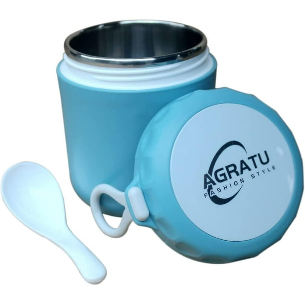 Termo para comida caliente Fiambrera para niños con cuchara Contenedores de comida Fiambrera con aislamiento a prueba de fugas para niños Contenedor para niños Contenedor de almuerzo con aislamie