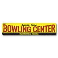 thumbnail image 2 of Bowling Lane Novelty Sign, Metal Wall Decor - 4x18 inches, 2 of 4
