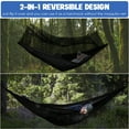 thumbnail image 5 of Gold Armour Camping Hammock - Extra Large Double Parachute Hammock Black, 5 of 5