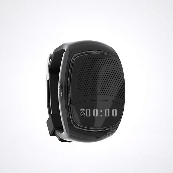 Reloj con altavoz Bluetooth inalámbrico para muñeca, mini estéreo para deportes al aire libre, pantalla inteligente, tarjeta portátil, radio