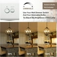 thumbnail image 5 of Noble House 6-Light Farmhouse Orb Chandelier, Adjustable Height, for Bedrooms Entryway Living Room, Wood, 5 of 8