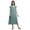 Dusty Teal Blue, variant on Soimoi Green polyester Crepe Fabric Polka Dots Printed Craft Fabric by the Yard 42 Inch Wide