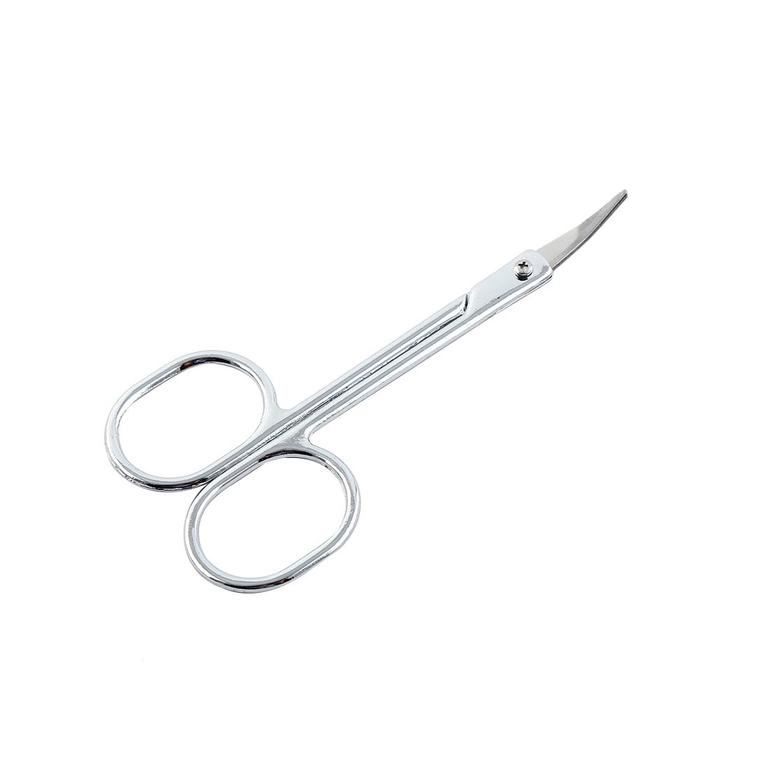 Unique Bargains Beauty Eyebrow Shear Trimming Curved Edge Scissors 2 Pcs