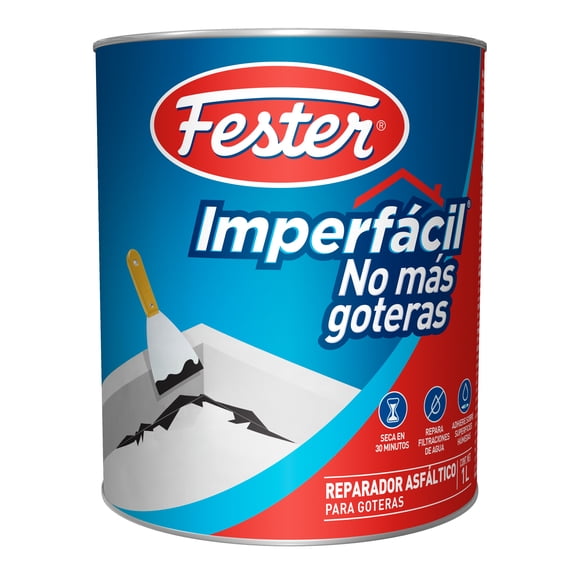 Reparador Asfaltico para Goteras Fester 1 L