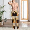 thumbnail image 2 of Mens Pajama Pants, Welcome Merry Christmas In 2025 Soft Sleep & Lounge Pants for Men, Cuteness Casual PJ Bottoms Pants with Pockets, 2 of 7