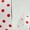 White / Red, variant on Ribbon Bazaar Grosgrain Dippy Dots 3/8 inch White / Red 25 yards Ribbon