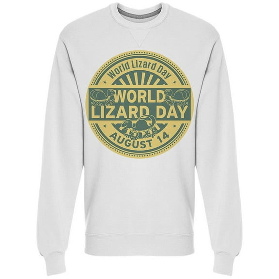 World Lizard Day Sweatshirt Men -Image by Shutterstock, Male x-Large