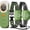 Remote Control Two Dogs-Green, variant on Dog Training Collar with Remote - 2600Ft Range, 3 Modes: Beep, Vibration & Safe Shock for Small, Medium, Large Dogs