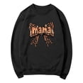 thumbnail image 5 of Xuyuer Women's Printed Long Sleeve Round Neck Casual Hoodless Sweatshirt, Comfortable Pullover Top for Mother's Day Gifts, Family Events and Relaxed Everyday Wear, 5 of 5