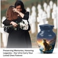 thumbnail image 4 of Cat Burial Urn For Ash For Women - Blue Urns For Human Ashes - Funeral Urns For Human Ashes Adult - Small Cremation Urn For Adult Mother & Father, 1 Large 10 Inch, 4 Keepsake Set, 4 of 7