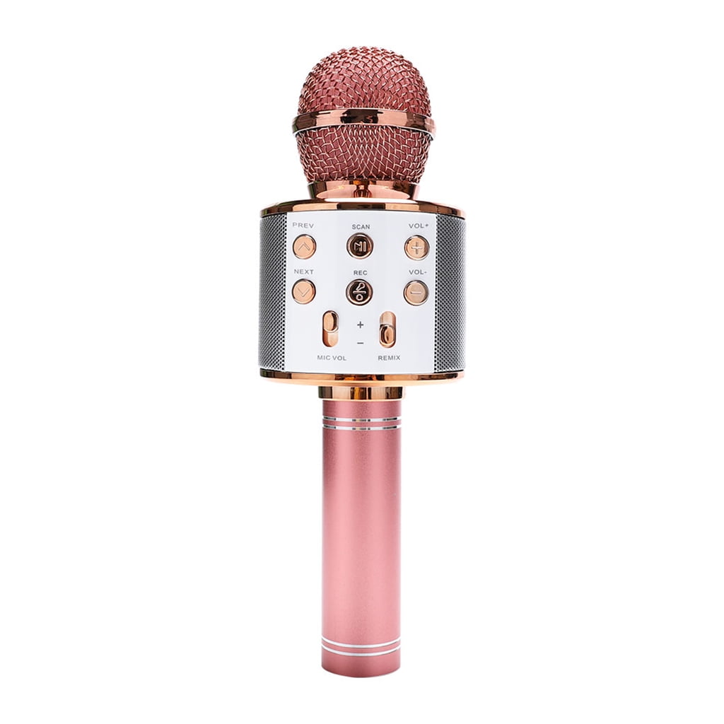 Basstop Professional Bluetooth Wireless Microphone Karaoke Speaker KTV 