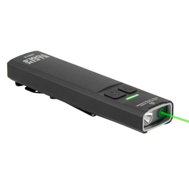 Linterna Klein Tools 56074 EDC de bolsillo con láser verde de 1000 lúmenes