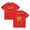 Red, variant on Jey Uso Yeet Golden Logo T-shirt Crewneck Short Sleeve Cotton Tee Women Men Streetwear Tops