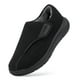 thumbnail image 1 of Fitville zapatos de casa de felpa para hombres con zapatos de algodón para diabéticos, zapatos de invierno con correa ajustable ensanchada, cálidos y gruesos antideslizantes, 1 of 5