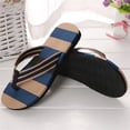 thumbnail image 6 of Domzle Men's Flip Flops - Funny Beach Sandals Comfortable Summer Beach Walking Thong Sandals Slip On Indoor Outdoor Quick-Dry Slides for Men Blue, 6 of 10