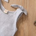 thumbnail image 3 of Ensemble pour Bébé Fille : Camisole Sans Manches à Nouer, Bloomer et Bandeau, 3 of 6