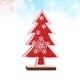 thumbnail image 3 of EeaseMX Árbol de Navidad de madera creativo, decoración de mesa de escritorio, fiesta de Navidad, mini árbol de Navidad rojo, adorno decorativo para fiesta de Navidad, 3 of 8