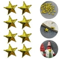 thumbnail image 6 of 50pcs Golden Star Christmas Tree Toppers Mini Decorations for Home Party, 6 of 11