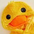 thumbnail image 2 of RUINIXCW Nebworn Baby Halloween Duck Costume Infant Baby Girl Boy Halloween Outfit Fall Winter Clothes Warm Plush Sleeveless Hood Romper Playsuit, 2 of 10