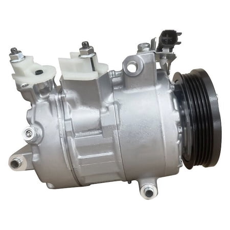 A/C Compressor - Compatible with 2019 - 2024 Ford Edge 2.0L 4-Cylinder E.c.o.b.o.o.s.t 2020 2021 2022 2023