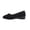 Black, variant on XUNKUSGA Shoes for Women Classic Soild Color Wedges Heels Slip On Shoes Women Lightweight Comfortable Closed Round Toe Womens Dress Shoes for Work,Black,5.5