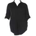 thumbnail image 4 of White Mark Long Button-Down Shirt Dress (Women's & Women's Plus), 4 of 5